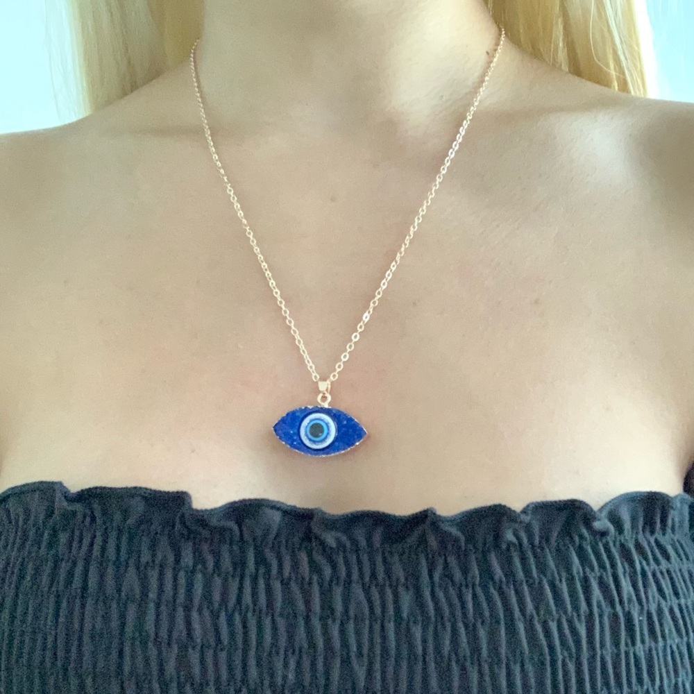Blue Evil Eye Necklace